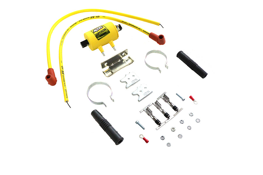 HARLEY Accel Hochenergie-Zündspulensatz Passend für 1965-1984 FL, 1971-1984 FX, 1984-1999 FXST, 1986-1999 F