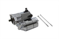 HARLEY Anlasser 1.4KW Chrom passend für 1989-2006 FXST, 1989-2006 FLST, 1989-2006 FLT, 1991-2005 FXD,
