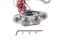 HARLEY Chrom Duett Lenker-Knopf-Schalter-Kit Passend für 0-  Custom, Anwendung