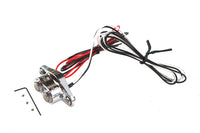 HARLEY Chrom Duett Lenker-Knopf-Schalter-Kit Passend für 0-  Custom, Anwendung