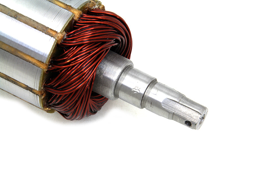 HARLEY Generator 3-Bürsten Anker Passt 1936-1952 W, 1936-1952 EL, 1941-1957 FL,