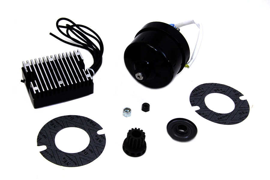 HARLEY 12 Volt Lichtmaschinen-Kit passend für 1941-1952 W, 1958-1973 G,