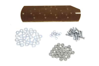 HARLEY Fiber-Kabelanschlussplatte mit Schrauben, passend für 1958-1969 FL,