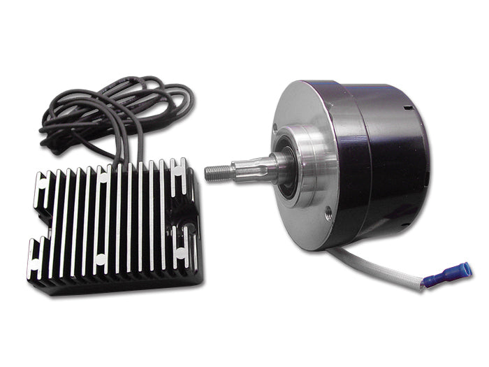 HARLEY Schwarz 17 Ampere 12 Volt Lichtmaschine Umrüstsatz Passt für 1936-1973 G, 1958-1982 XL,