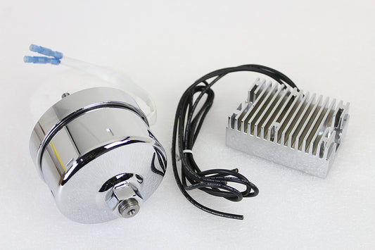 HARLEY Chrom 17 Amp Lichtmaschinen-Umbausatz passend für 1936-1973 G, 1958-1982 XL, 1941-19