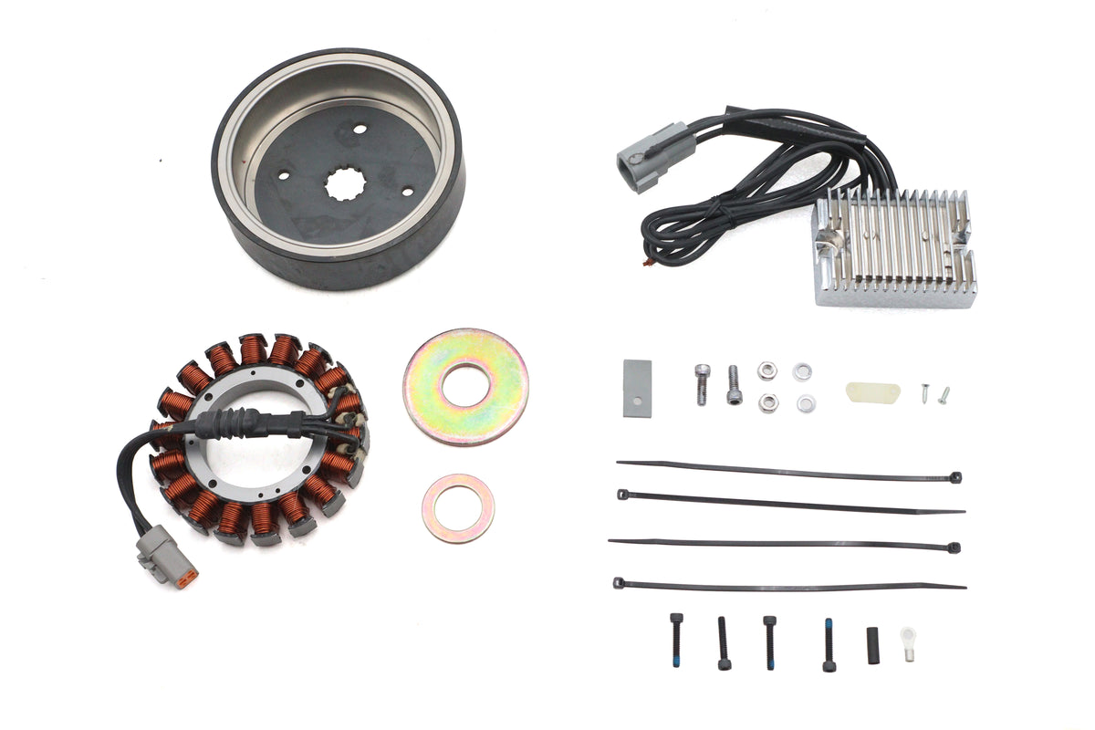 HARLEY Lichtmaschinen-Ladesystem-Kit 38 Ampere Passend für 1984-1999 FXST, 1991-1998 FXD, 1986-1999 FLST,