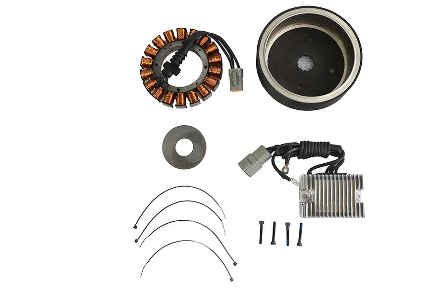 HARLEY Lichtmaschinen-Ladesystem-Kit 38 Ampere Passend für 1999–2003 FXD, 2000–2000 FXST, 2000–2000 FLST,