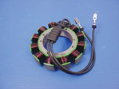 HARLEY Volt Tech Lichtmaschinenstator unvergossen 38 Ampere passend für 1997-1998 FLT, passend für EFI- und Vergasermodelle
