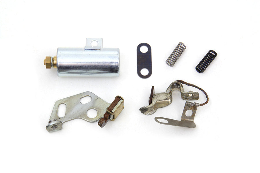 HARLEY Replica Ignition Points and Condenser Kit fits 1936-1940 EL,   1941-1947 FL,   1938-1947 UL,   1930-1934 VL,   1930-1947 WL,