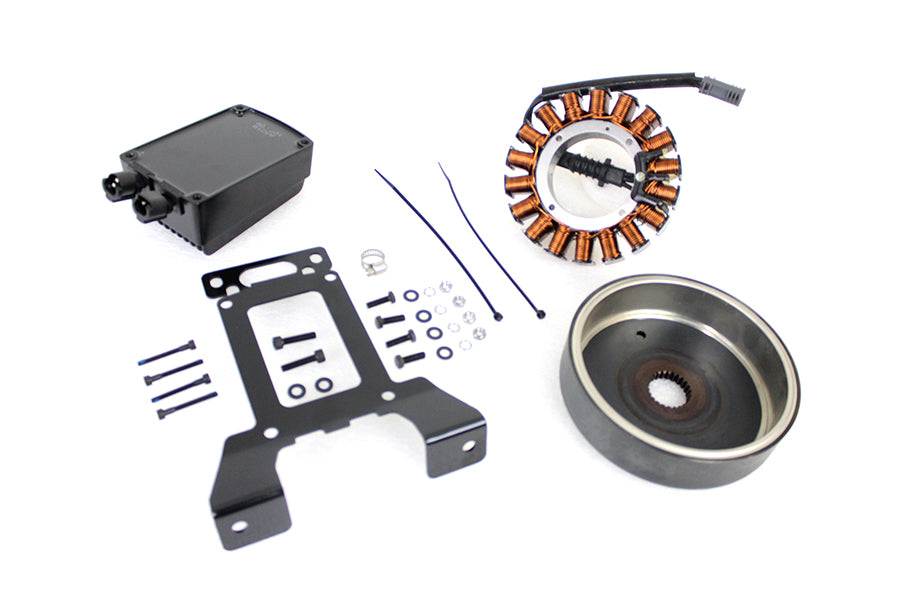 HARLEY Alternatorladesystem-Kit 54 Amp Schwarz Passend für 2011-2016 FLT, 2009-2016 FLHX, 2014-2016
