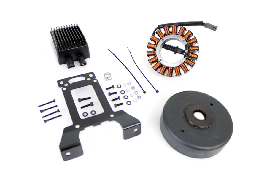 HARLEY Alternatorladesystem-Kit 54 Amp Schwarz Passend für 2011-2016 FLT, 2009-2016 FLHX, 2014-2016