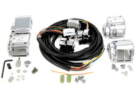HARLEY Chrom-Schaltergehäuse-Kit Passend für 1982-1984 FL, 1982-1984 FX, 1982-1994 FXR, 1982-1994 FXR