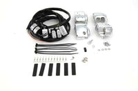HARLEY Chrom Schaltergehäuse-Kit Passend für 1996-2007 FXST, 1996-2006 FLST, 1996-2007 FLT, 1996-2007