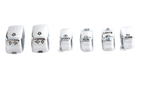 HARLEY Handlebar Switch Cap Set Chrome fits 2002-2017 VRSC,   1996-2013 XL,   1996-2013 XR,   1996-2013 FLHR,   1996-2011 FXD,   1998-2001 FLHRC,