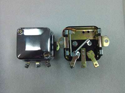 HARLEY Chrom-6-Volt-Mechanikregler Passend für 1957-1964 XLH, 1947-1963 FL, 1952-1956 KH,