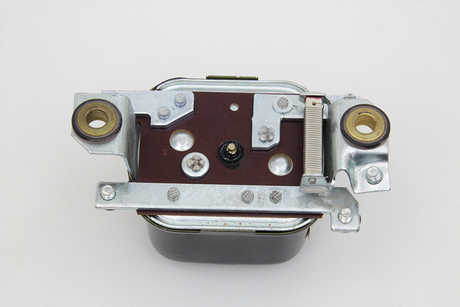 HARLEY Schwarz verzinkter 12-Volt-Mechanikregler passend für XLCH Modelle mit Kickstarter von 1965-1978