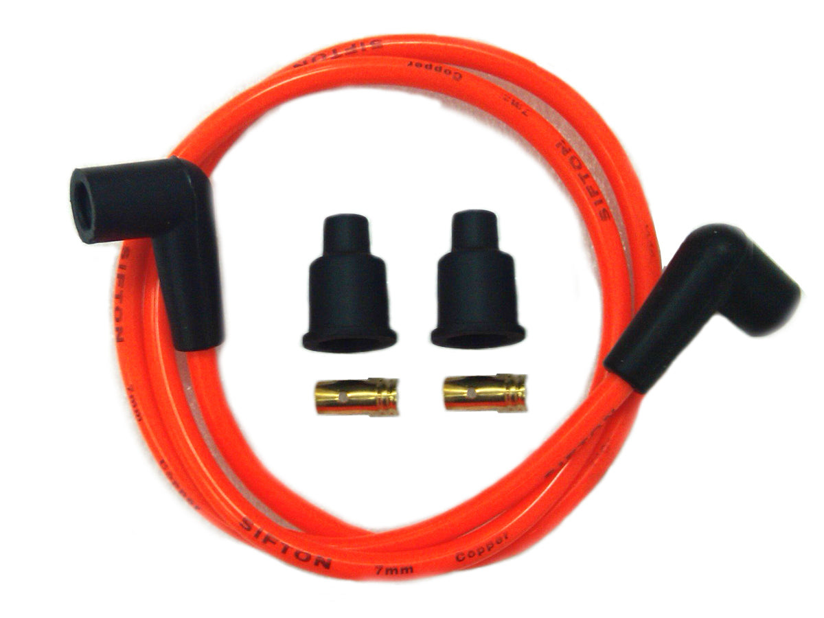HARLEY Orange Kupferkern 7mm Zündkabelkit passend für 0- Custom, Anwendung