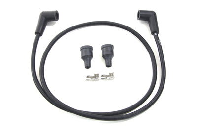 HARLEY Black Copper Core 7mm Spark Plug Wire Kit Fits 0-  Custom, application