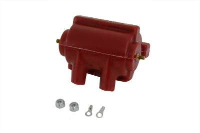 HARLEY Andrews Rote Hochleistungszündspule 2.8 Ohm, passend für 1983-1984 FL,   1983-1984 FX,   1984-1999 FXST,   1