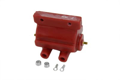 HARLEY Andrews Rote Hochleistungszündspule 2.8 Ohm, passend für 1983-1984 FL,   1983-1984 FX,   1984-1999 FXST,   1