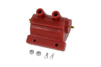 HARLEY Andrews Rote Hochleistungszündspule 2.8 Ohm, passend für 1983-1984 FL,   1983-1984 FX,   1984-1999 FXST,   1