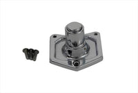 HARLEY Remote Starter Button Chrome fits 1991-UP FXST, Replaces starter end cover 1991-UP FLST,   1991-UP FLT,   1991-2017 FXD,   1991-UP XL,