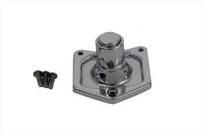 HARLEY Remote Starter Button Chrome fits 1991-UP FXST, Replaces starter end cover 1991-UP FLST,   1991-UP FLT,   1991-2017 FXD,   1991-UP XL,