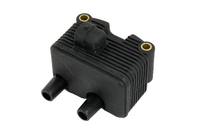 HARLEY Volt Tech Zündspule Schwarz geformt Passend für 2002-2006 FXST, 2002-2006 FLST, 1998-2006 FXD, 2002-20