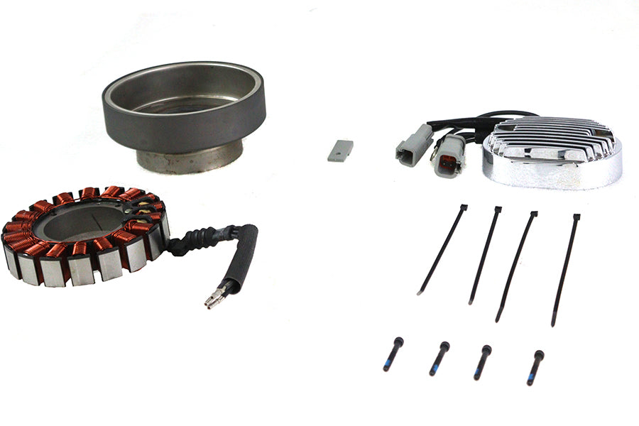 HARLEY Lichtmaschinen-Ladesystem-Kit 50 Amp passend für 2007-2007 FXST,