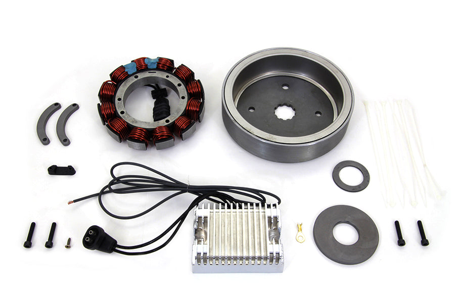 HARLEY Lichtmaschinen-Ladesystem-Kit 32 Ampere Passend für 1979-1998 FLT, 1982-1994 FXR, 1970-1984 FL,