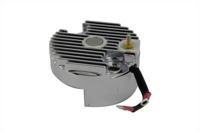 HARLEY Chrom 12 Volt Regler-Endkappe mit geringer Ausgangsleistung Passend für 1965-1969 FL, 1965-1981 XL,