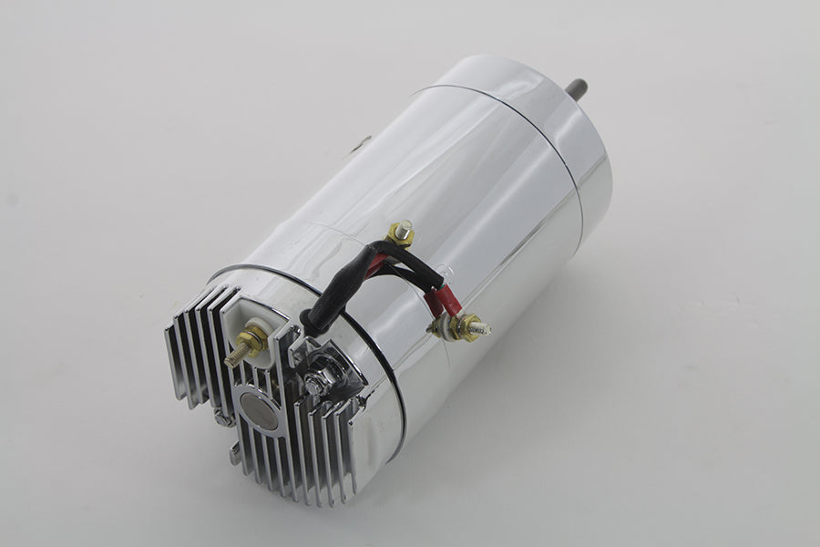 HARLEY 12 Volt 2-Bürsten-Generator mit geringer Leistung Chrom Passend für 1941-1969 FL, 1957-1981 XL,