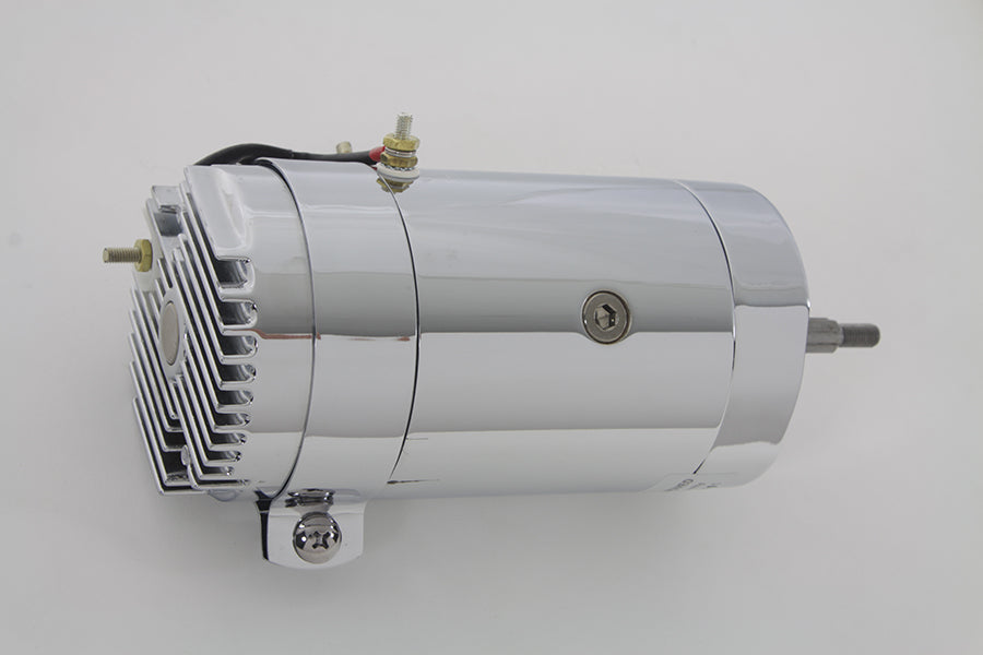 HARLEY 12 Volt 2-Bürsten-Generator mit geringer Leistung Chrom Passend für 1941-1969 FL, 1957-1981 XL,