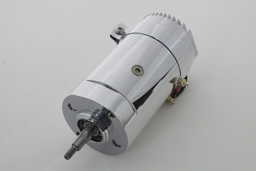 HARLEY 12 Volt 2-Bürsten-Generator mit geringer Leistung Chrom Passend für 1941-1969 FL, 1957-1981 XL,