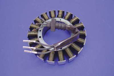 HARLEY Lichtmaschinen-Stator ungeformt 50 Ampere 3 Phasen passend für 2007-2007 FXST, ungeformter Typ 2007-2007 FLST,