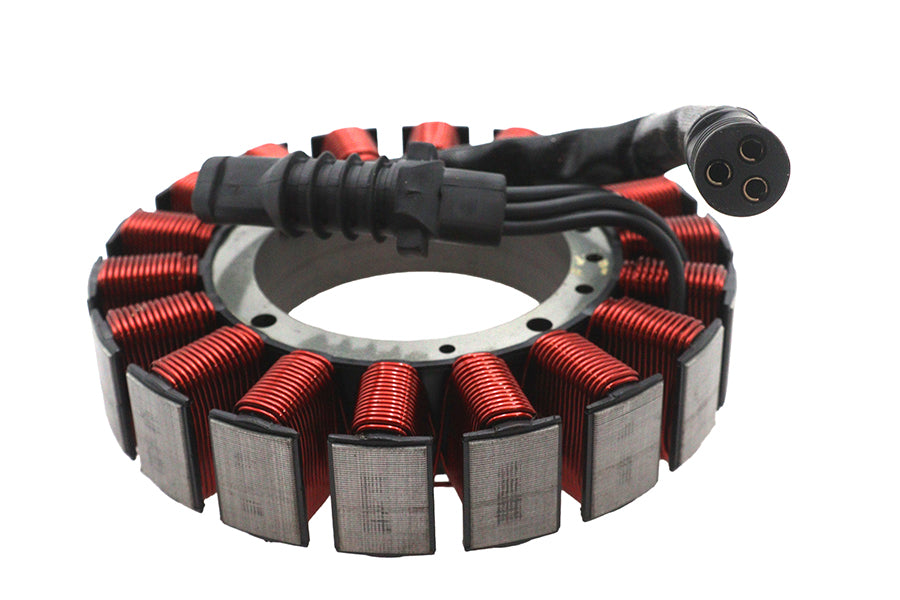 HARLEY Lichtmaschinenstator, ungegossen, 50 Ampere, 3 Phasen, passend für 2006-2016 FLT, ungegossene Ausführung