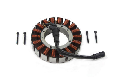 HARLEY Lichtmaschinenstator ungefüttert 50 Ampere 3 Phasen mit Stecker Passend für 2008-2017 FXST, ungefütterter Typ 2008-2