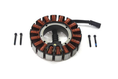 HARLEY Lichtmaschinenstator ungefüttert 50 Ampere 3 Phasen mit Stecker Passend für 2008-2017 FXST, ungefütterter Typ 2008-2