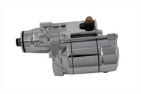 HARLEY Volt Tech Starter Motor 1.4kW Chrome fits 2006-2017 FXD,  2007-2017 FXST,  2007-2015 FLT,  2007-2017 FLST,