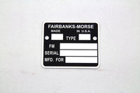 HARLEY Magnet-Typenschild passend für XLCH 1965–1969,