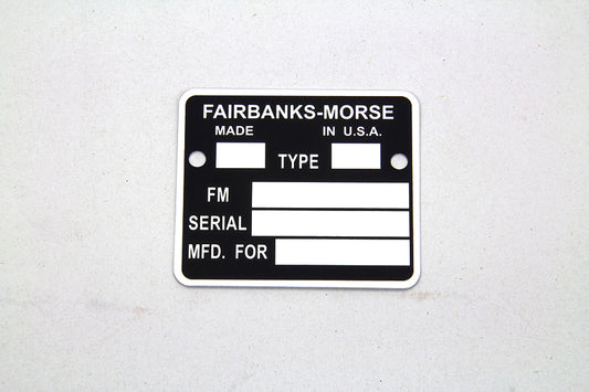 HARLEY Magnet-Typenschild passend für XLCH 1965–1969,