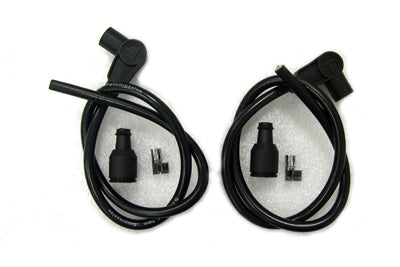 HARLEY Universal Black 8mm Spark Plug Kit Fits 0-  Custom, application