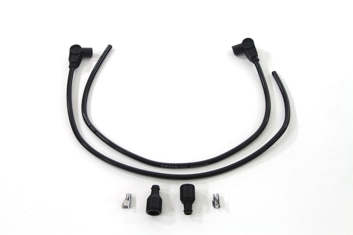 HARLEY Universal Schwarz 8mm Zündkerzenstecker-Satz passend für 0- Custom, Anwendung