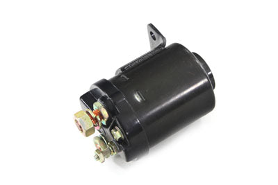 HARLEY Accel Anlasser-Solenoid Schwarz Passt 1984-1988 FXST, 1965-1984 FL, 1965-1984 FLH, 1971-198