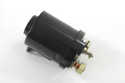 HARLEY Accel Anlasser-Solenoid Schwarz Passt 1984-1988 FXST, 1965-1984 FL, 1965-1984 FLH, 1971-198