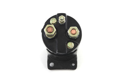 HARLEY Accel Anlasser-Solenoid Schwarz Passt 1984-1988 FXST, 1965-1984 FL, 1965-1984 FLH, 1971-198