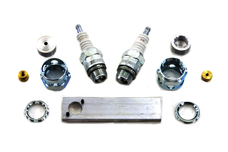 HARLEY 18mm Zündkerzen-Kit Passend für 1936-1947 EL, 1936-1948 U, 1941-1947 FL, 1936-1952 W,