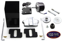 HARLEY Side Valve Schwarz 12 Volt Lichtmaschine Umrüstsatz Passend für 1936-1973 G, 1936-1952 W,