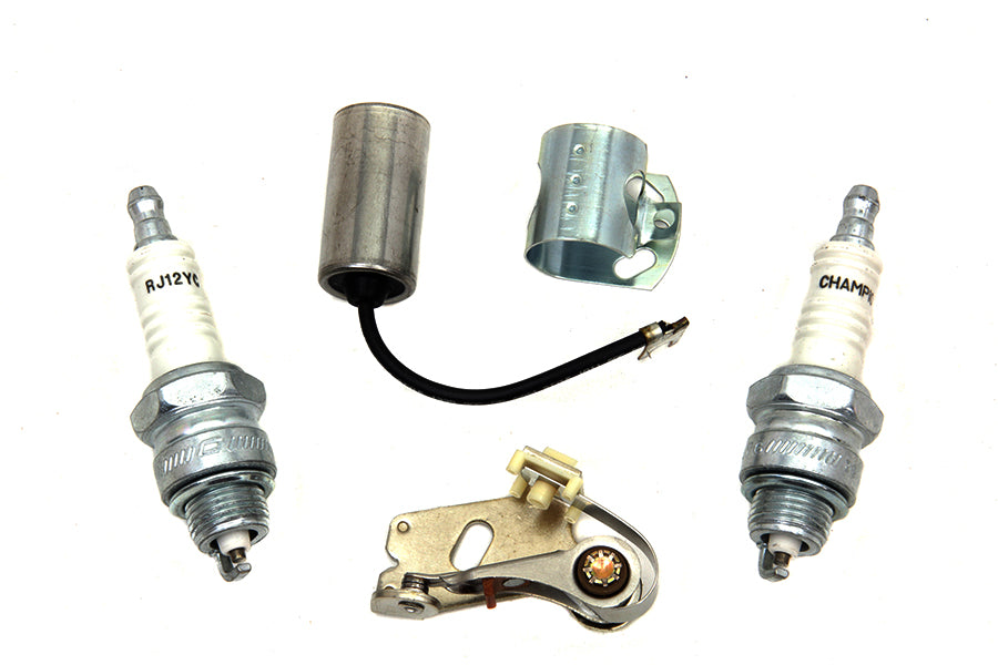 HARLEY Zündungs-Reparatursatz mit Champion Zündkerzen Passend für 1970-1974 XLH, 1971-1974 FX, 1970-197