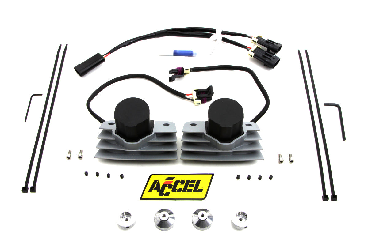 HARLEY Accel Natural Stealth Super Coil Set passend für 2002-2008 FLT, alle Modelle mit EFI